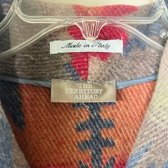 Territory Ahead Vintage Coat Western Aztec Southwestern Wool - Picture 4 of 10